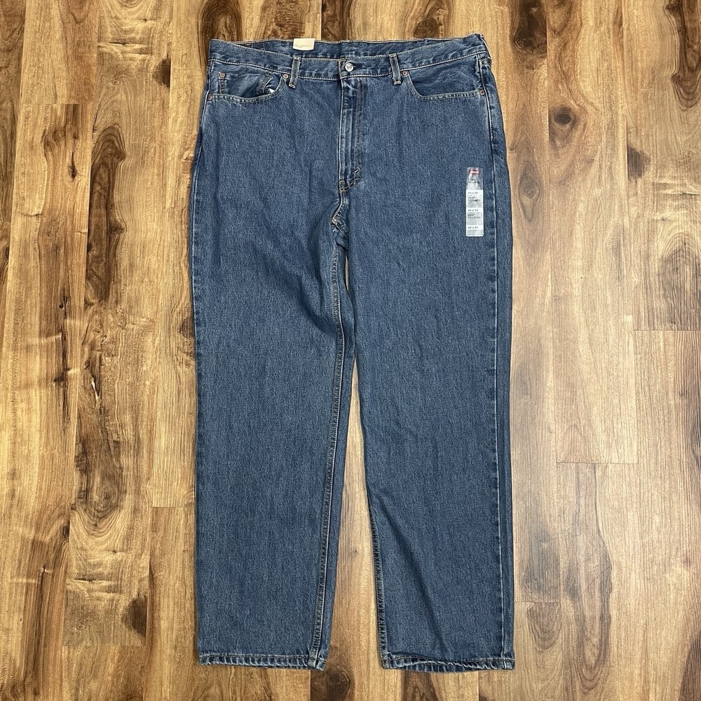 Levi Strauss 550 Relaxed Fit Jeans Mens 40x32 Blue Denim Tapered Leg NWT